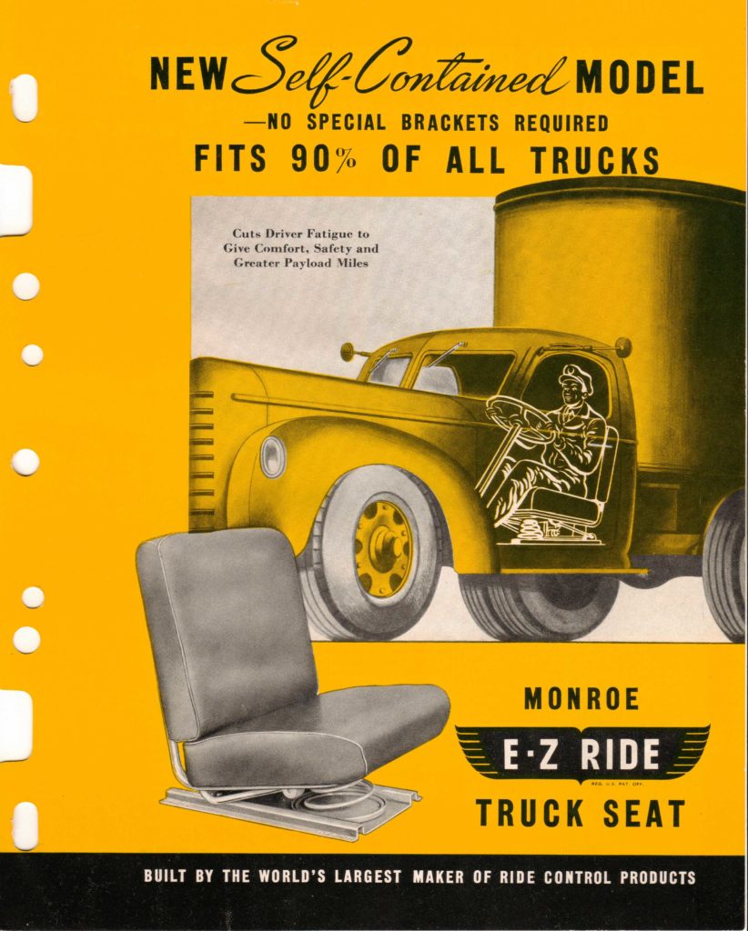 Monroe truck seat brochire