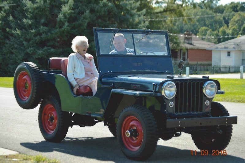 Andy Swartz takes Lydie Marvin for a ride, November 2016